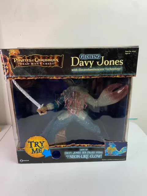 Glowing Davy Jones Figurine Disney Pirates Of The Caribbean Dead Man S Chest