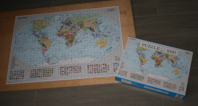 Mnsruu 1000-Teile-Puzzle – USA-Landkarte Mit Bundesstaaten Für Erwachsene & Familie