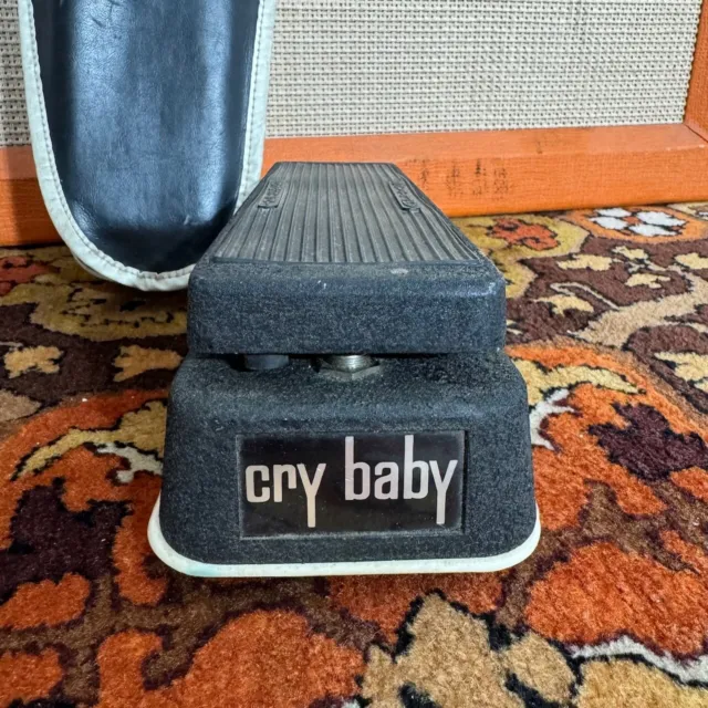 Vintage 1970er Jahre Jen Cry Baby Crybaby Italien rot Fasel Wah Wah Effektpedal mit Tasche 2