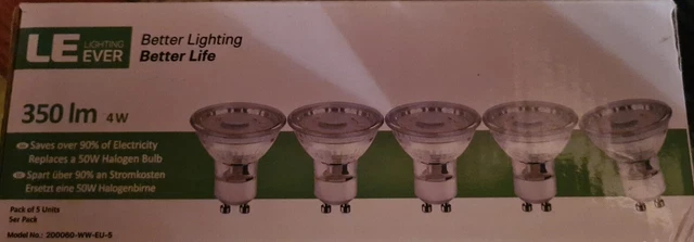 Gu10 LED Birnen Warmweiß 4W
