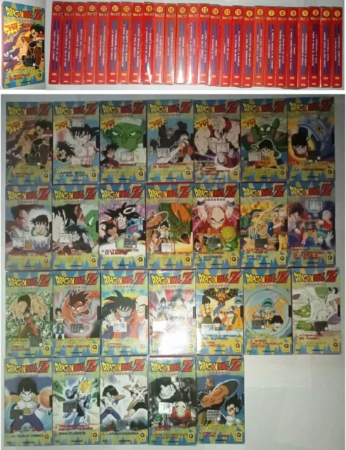 Dragon Ball Z VHS Deagostini 1/26 Lotto 26 VHS episodi 1/52 Akira Toriyama