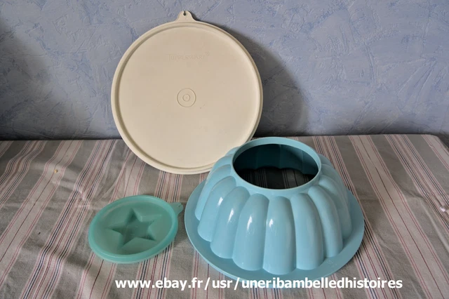 Moule à Charlotte Couronne Tupperware 16 Cm – Avec Couvercle Et Fond, Orange