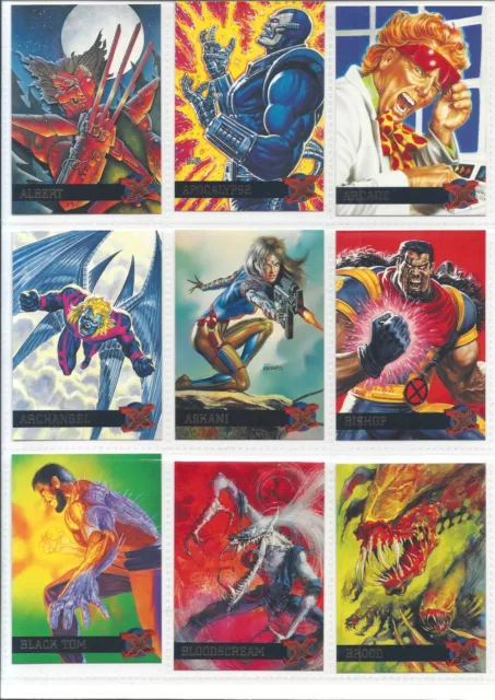 1995 Fleer Ultra X-Men Marvel Comics Xmen Base Card You Choose Complete Your Set