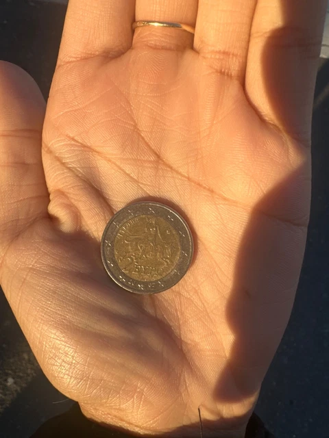 Pièce De 2 Euros Grèce 2002, EYPO Sans 'S', Année 2002
