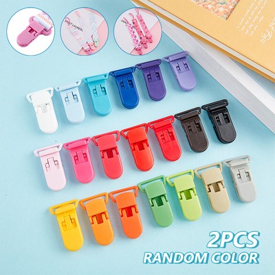 10pcs Pinza Clip rotonde forma Ciuccio Reggicalze porta Artigianato con 2.5 cm Inserto in plastica 