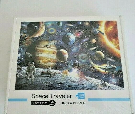 Jigsaw Puzzle 1000 Pieces Space Traveler Age 14+ 70 cm X 50 cm New Sealed