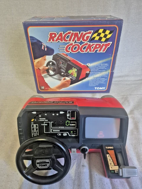 VINTAGE TOMY RACING COCKPIT BOÎTE VIDE SEULEMENT
