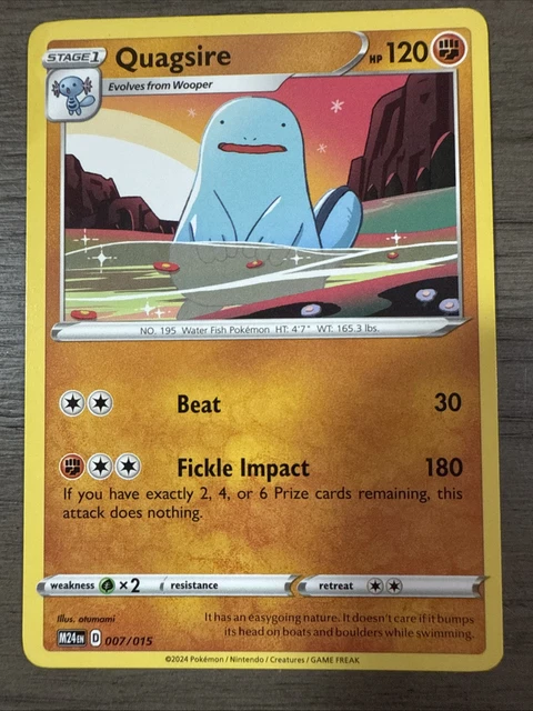 QUAGSIRE NEW 2025 McDonalds Happy Meal Pokémon Dragon Discovery Card
