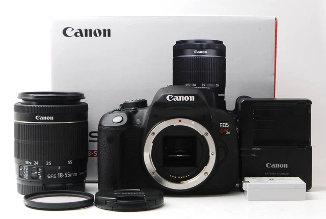 【Canon】EOS Kiss x7i + 18-55mm + 55-250mm USED Canon EOS Kiss X7i with 18-55mm STM+55-250mm IS STM