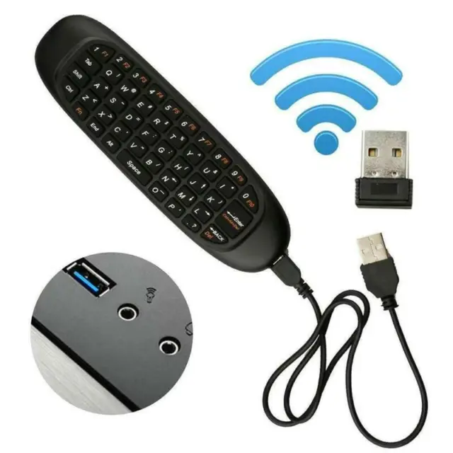 Drahtlose Tastatur Air Mouse TV-Fernbedienung für PC Android Box – Mini 2,4 G
