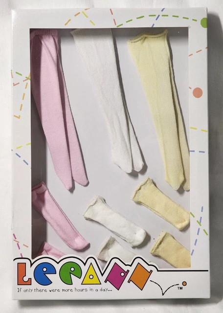 LeeAnn Doll 9 Pack of Socks by Denis Bastien, (doll not included) NEW