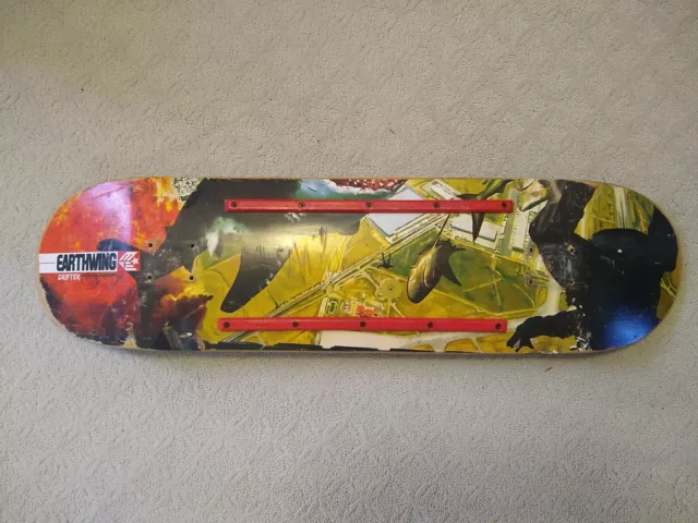 EARTHWING drifter 36" x 9" longboard skateboard deck pool hybrid tech slide flaw