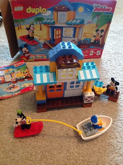 LEGO DUPLO 10827 Mickey Mouse Clubhouse Friends Beach House Disney Jr £ ...