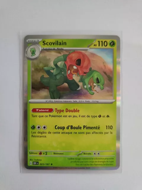 Scovilain 025/197 Carte Pokémon™ Rare Neuve FR