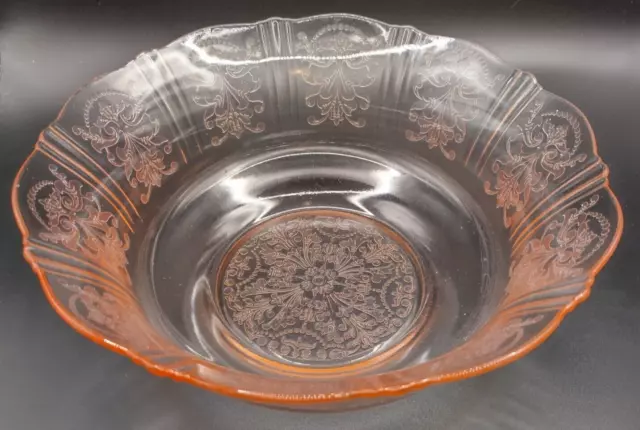 Macbeth-Evans AMERICAN SWEETHEART BERRY BOWL Pink Depression Glass 8 1/2"