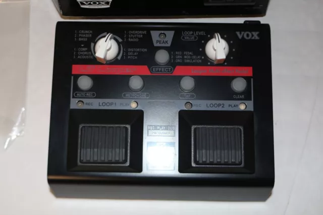 VOX VLL - 1 Lil Looper Multi Effekt Gerät Gitarren Effektpedal Loop Pedal 2