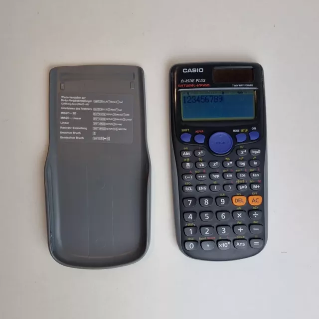 Casio fx-85 DE Plus | Taschenrechner - Schule | Abitur