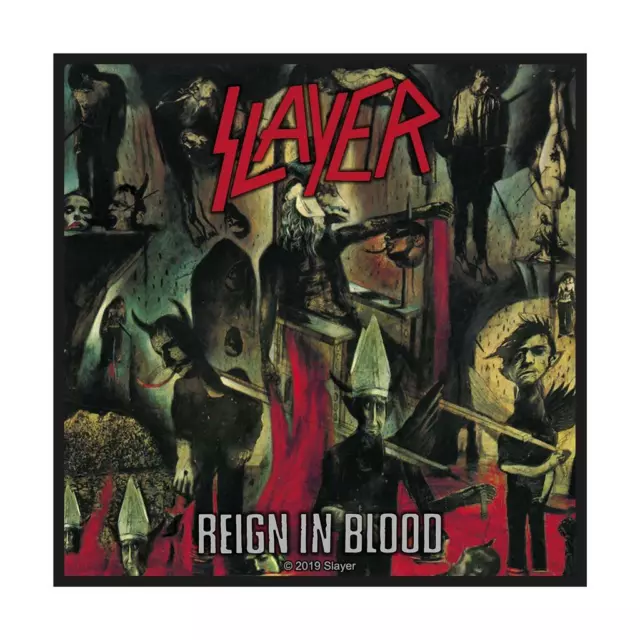 Official Licensed - Slayer - Reign In Blood Sew On Patch Thrash Metal