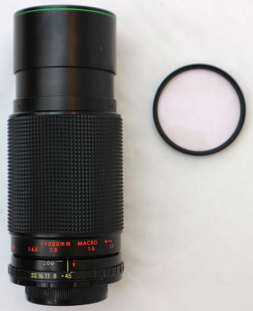 Objectif à vis M42 HANIMEX MC 80-200 mm f/4,5 MACRO. - France