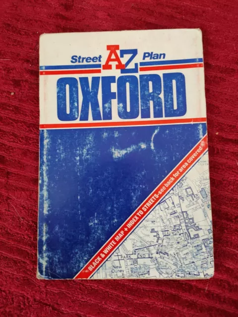 A. to Z. Street Plan of Oxford by Geographers' A-Z Map Company Sheet map, folded