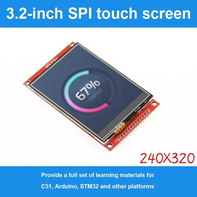 3.2-SPI LCD Module RGB 65K Color 240X 320 TFT Module ILI9341 Occupied Min X7X4