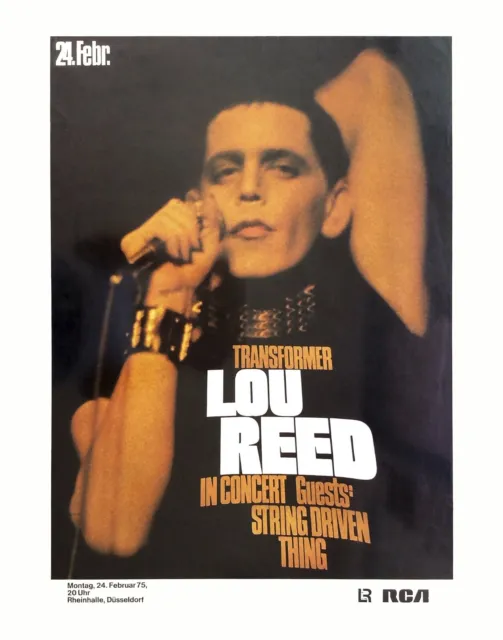 Lou Reed  13" x 19" Re-Print Music Concert Poster