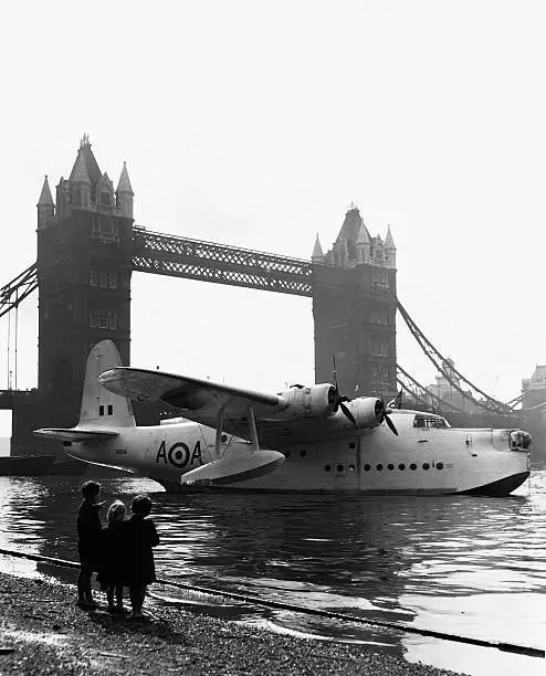 Raf Short S25 "Sunderland" Mk.V 1900s OLD PHOTO