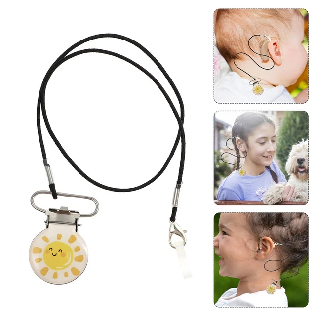 Cinturino Amplificatore Suono Clip di Sicurezza Protettore Udito Contenitore Bambino