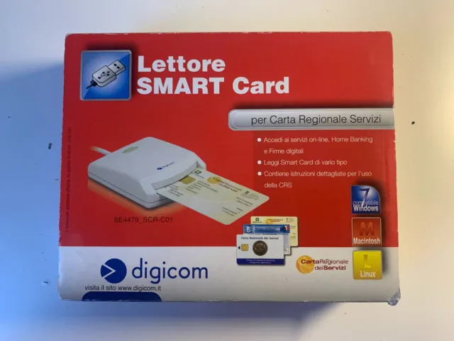 Tastiera USB con Lettore Smart Card Integrato per CNS CIE e CRS