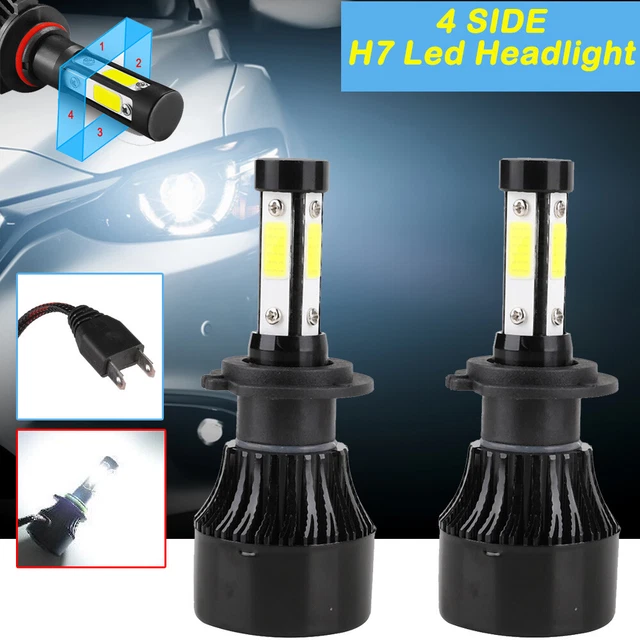 KIT AMPOULE LED H7 Ventile Csp 400W 10000 Lm 6000K Anti Erreur Voiture