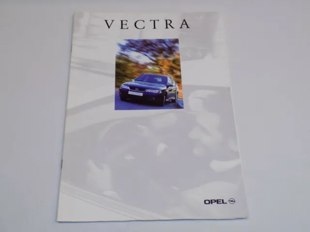 Opel Vectra Sedan 1999 Car Dealership Literature Sales Brochure Memorabilia GER