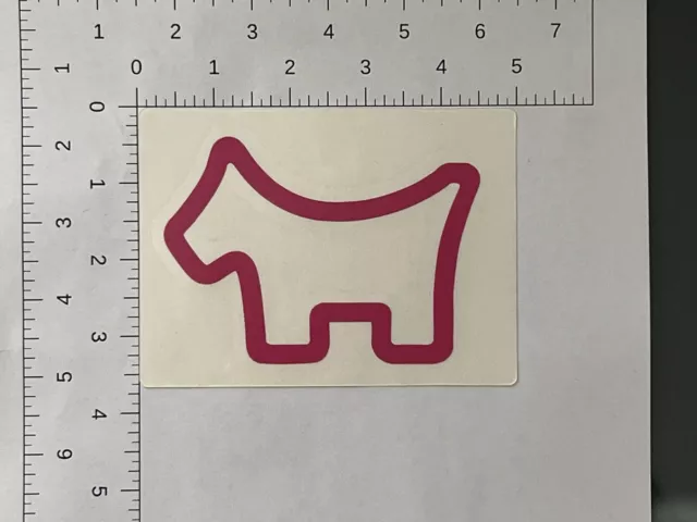 Scotty Cameron Gallery Dog 4” Sticker Cookie Cutter Hot Pink ~ New