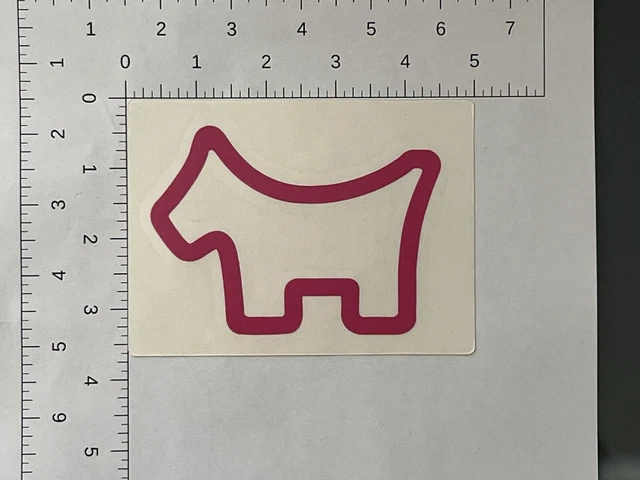 Scotty Cameron Gallery Dog 4” Sticker Cookie Cutter Hot Pink ~ New