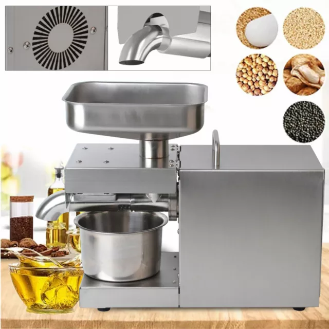 Commercial Automatic Oil Press Machine Oil Expell Electric Cold/Hot Oil Machine