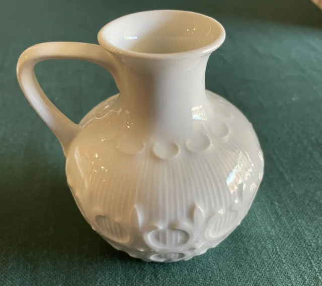 Mid-Century Porcelain Bud Vase by Royal Porzellan Bavaria W. Germany KPM Handle