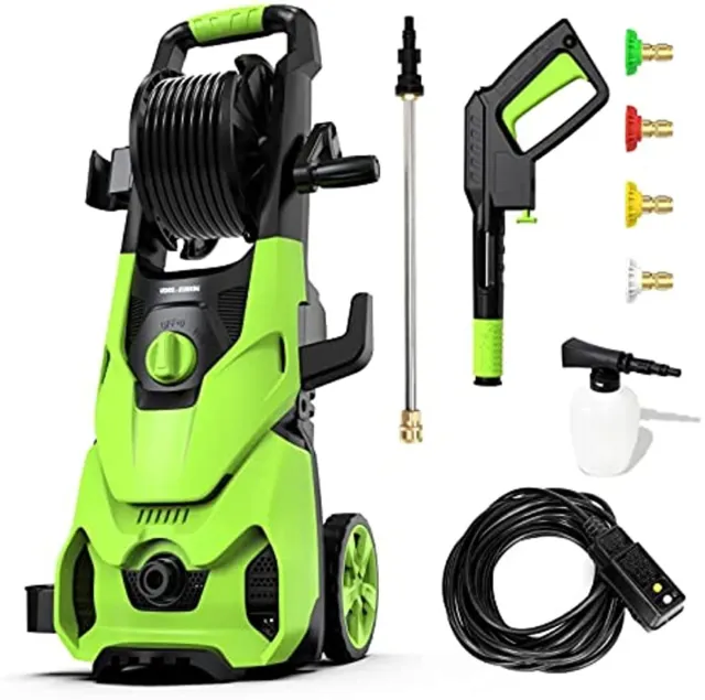 Electric Pressure Washer, 2150PSI Max 2.6 GPM Power Washer with Hose Reel