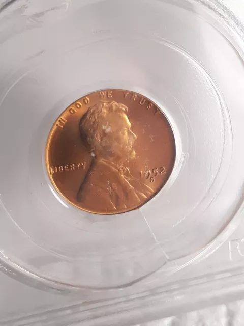1952-S 1C PCGS MS66 RD Lincoln Wheat Penny Cent  Uncirculated Gem