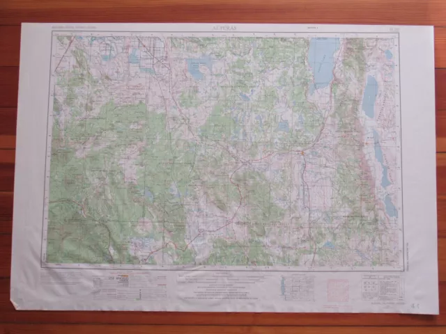 Alturas California 1974 Original Vintage USGS Topo Map