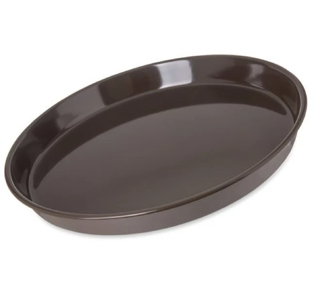 NEW 13" Round Serving Tray Heavy Duty Carlisle 1300 Brown 1.5" Deep #1341