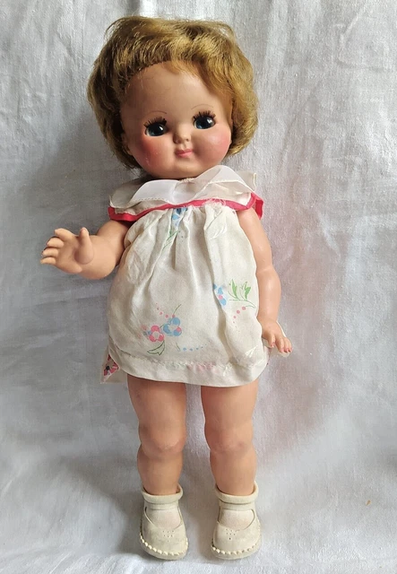 Poupée Clodrey Polyflex 45cm France 1970 – Modèle D'expo, état Neuf Jamais Joué
