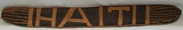🖤 Haitian Ethnic Folk Instrument  Handmade Percussion Tambourine HATI