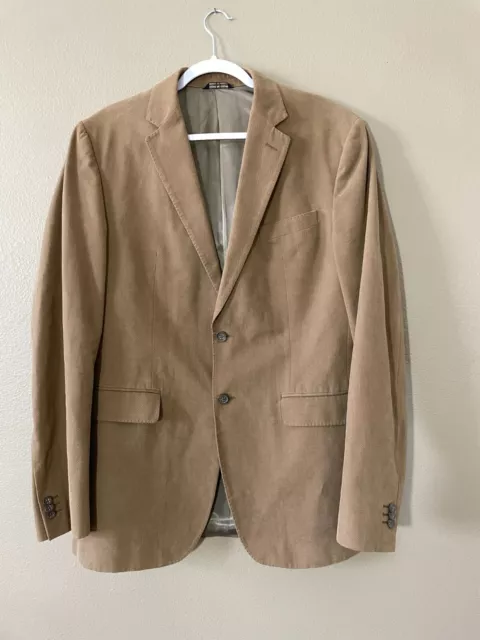 BANANA REPUBLIC Modern Fit Size 42L Light Brown Cotton Sport Coat Suit Jacket