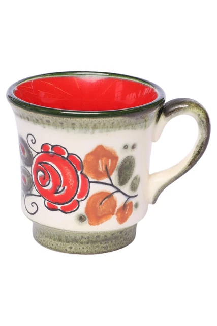 Taza de café SCHRAMBERG Tirol cerámica decoración floral