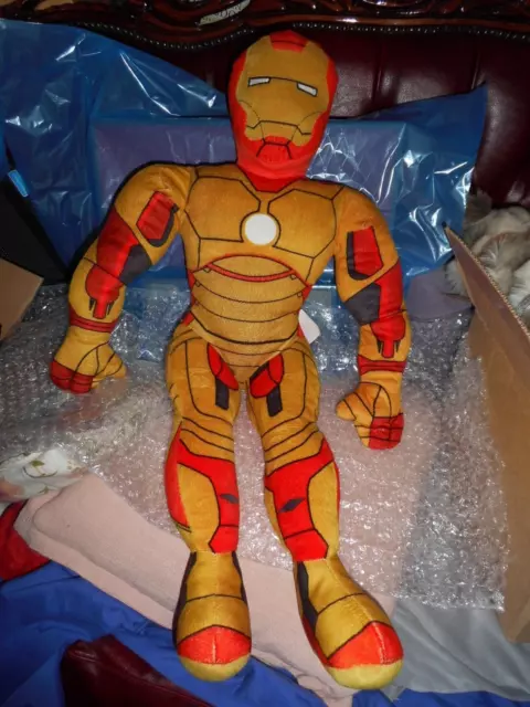 Official Marvel Comics Iron Man 3 Large 26” Plush Soft Toy.free Pp.