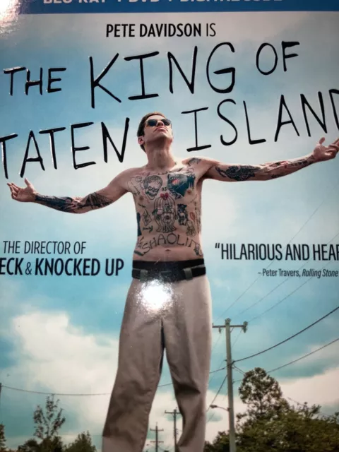 BLU RAY +  DVD + DIGITAL CODE + SLIP COVER The King of Staten Island (2020) NEW
