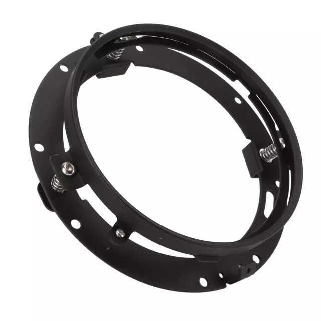 (Black) Headlight Mounting Bracket 7 Inch Motorcycle Headlight Adapter 2
