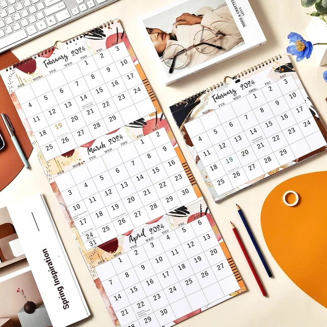2024 WALL CALENDAR 2024 Calendar, Dec. 2023 Jan. 2025, 3Month Wall
