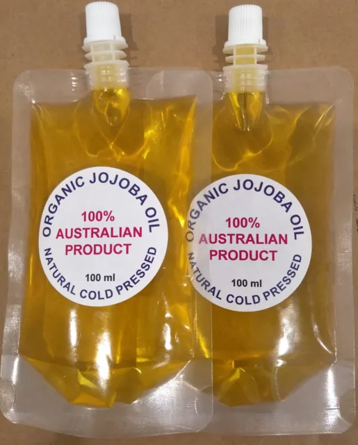 ORGANIC JOJOBA OIL100% PURE (FREE 15ML LEMONGRASS OIL FOR 100ML and 200ML ORDER)