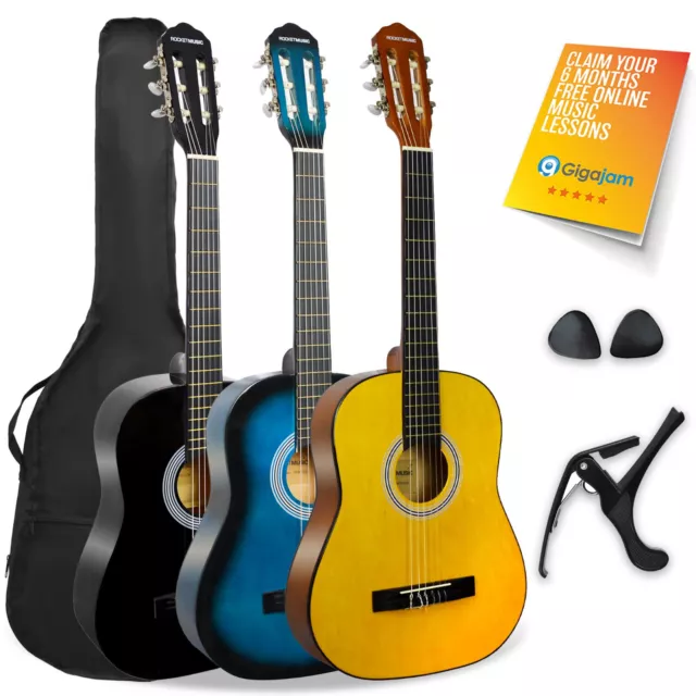 with　Bag　GUITAR　Beginner　3rd　Size　PicClick　CLASSICAL　XF　£59.99　Gig　3/4　Avenue　Package　UK