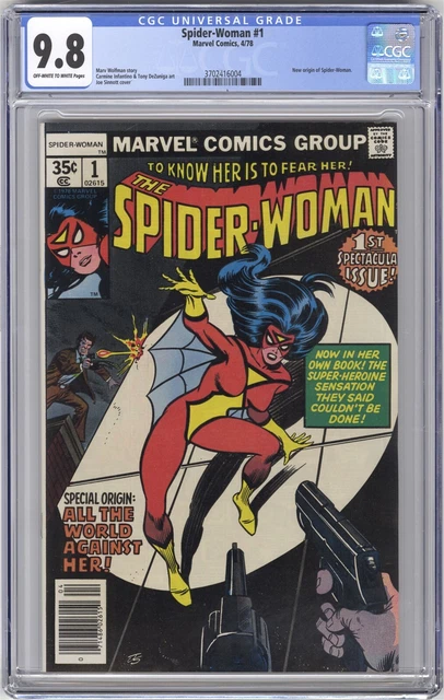 Spider-Woman #1 CGC 9.8 HIGH GRADE Marvel Comic KEY New Origin Jessica Drew